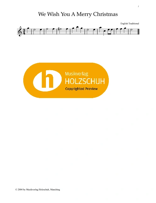 We Wish You A Merry Christmas